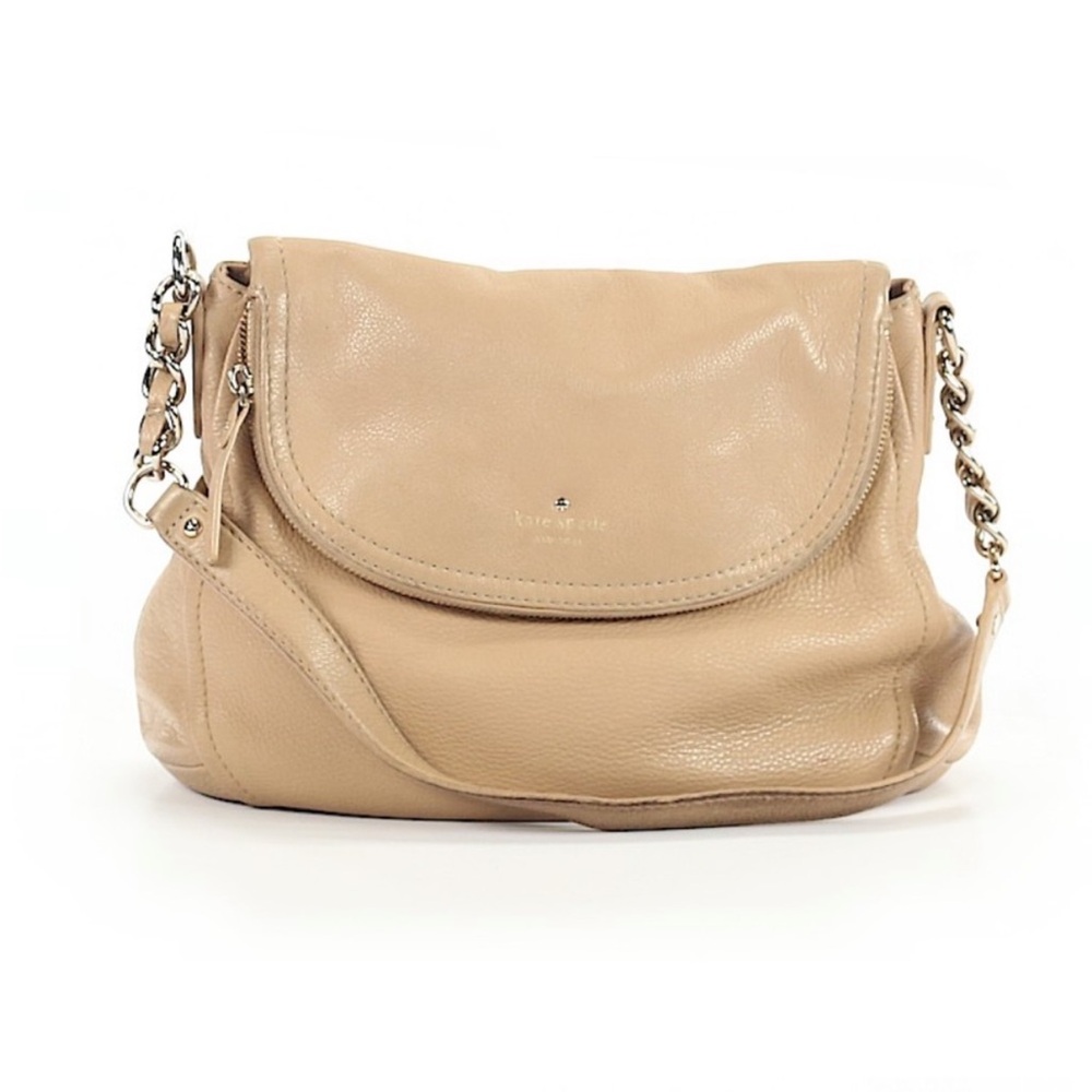 Kate Spade Beige Leather Bag